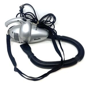 Shark Hand Held Vacuum Cleaner Euro-Pro X Model EP033 700W Strap Hose Silver